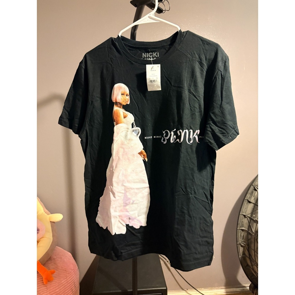 Nicki‎ Minaj Black "Pink" T Shirt Sz M